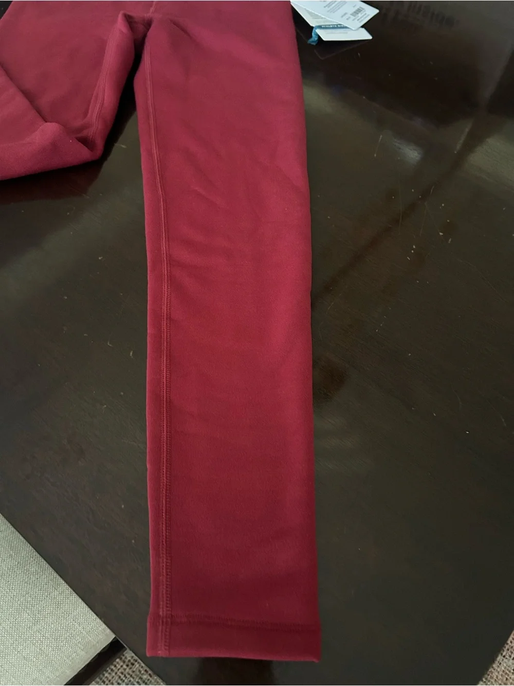 NWT Athleta Girl Maroon Polartec Performance Leggings